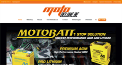 Desktop Screenshot of motodeluxe.be